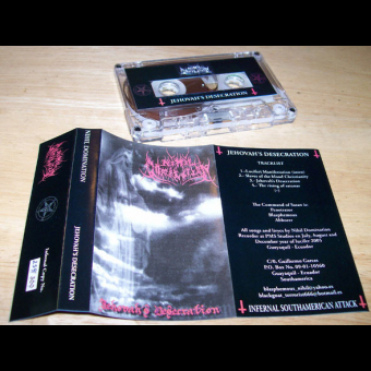 NIHIL DOMINATION Jehovah's Desecration (CLEAR TAPE) [MC]